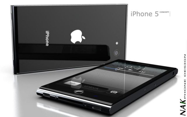 Концепт iPhone 5 с панелью уведомлений (5 фото)