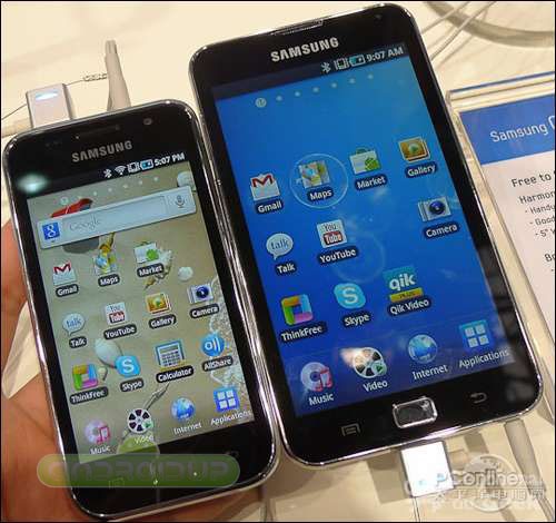 Samsung Galaxy S II Plus - гуглофон с диагональю экрана 5.3 дюйма