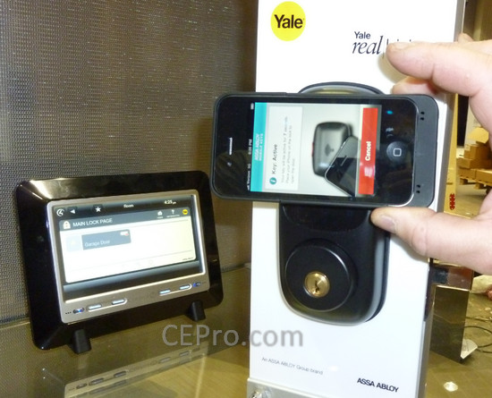 Дверной замок с чипом NFC (3 фото + видео)