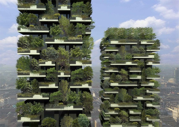 Vertical Forest - многоэтажный лес (12 фото + видео)
