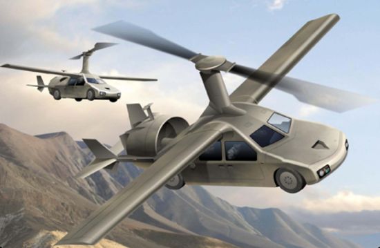 Летающие автомобили от DARPA (4 фото)