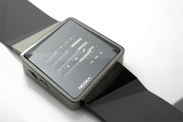 Nooka ZIZM Watch - дизайнерские часы с необычным циферблатом (8 фото)
