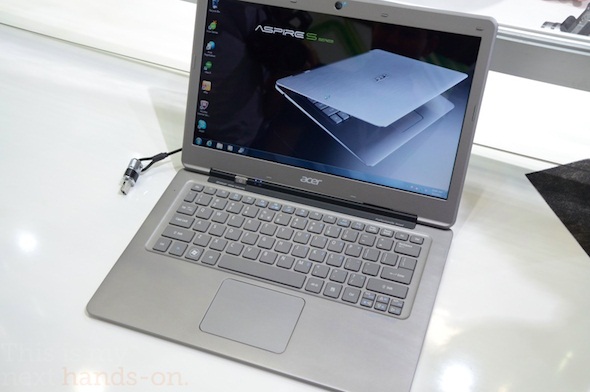 Acer готовится к выпуску 15-дюймового ультрабука