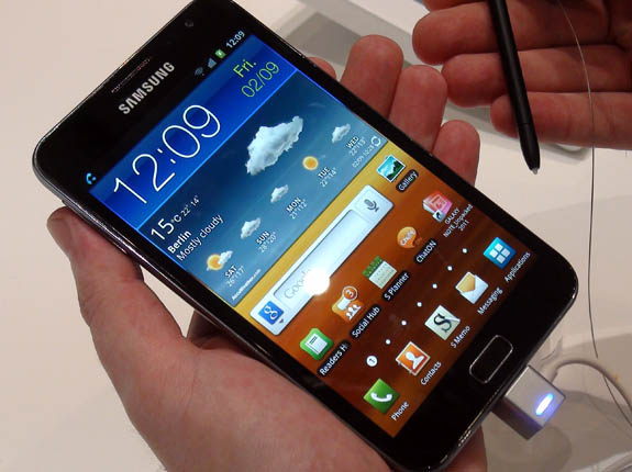 Samsung рапортует о миллионе проданных Galaxy Note