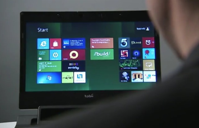 Windows 8 - управление взглядом (видео)