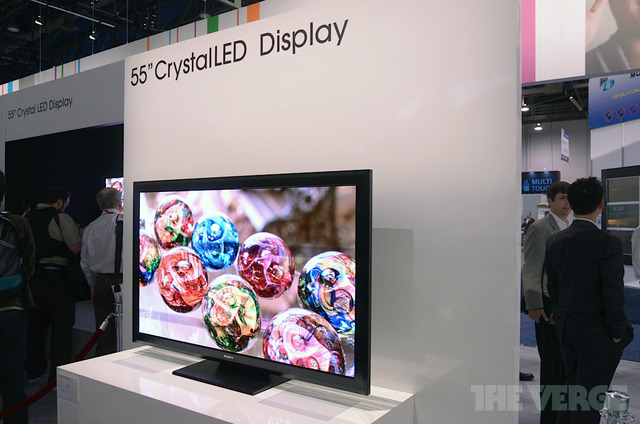 Sony показала прототип телевизора Crystal LED Display