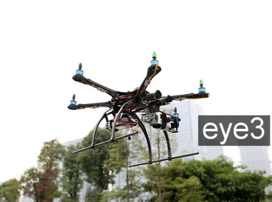 Доступный беспилотник Eye3 hexacopter (видео)