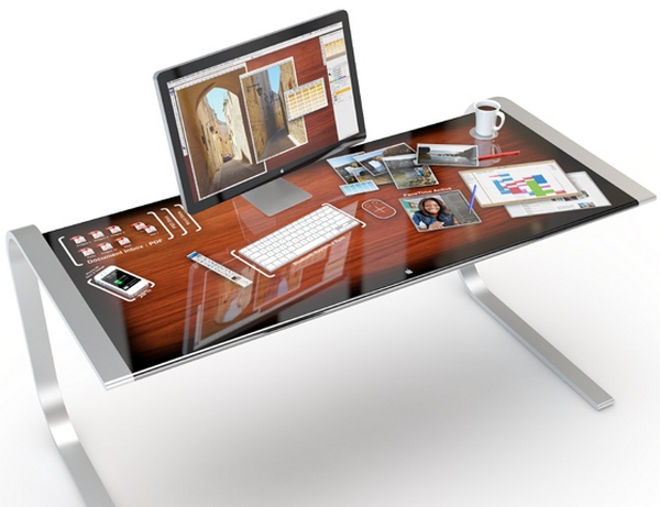 Apple iDesk - концептуальный рабочий стол (2 фото)