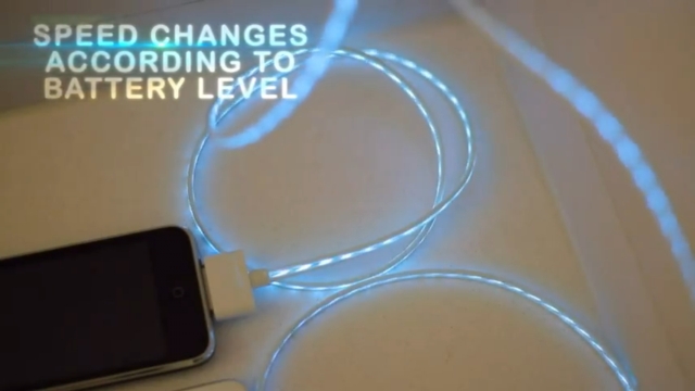Люминесцентная зарядка для iPhone и iPad (видео)