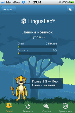 LinguaLeo. Учим английский