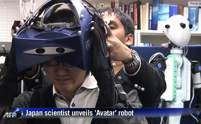 Японский робот-аватар (видео)