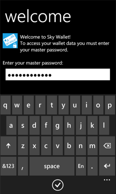 Sky Wallet v2.4.0.0 - менеджер паролей и персональной информации