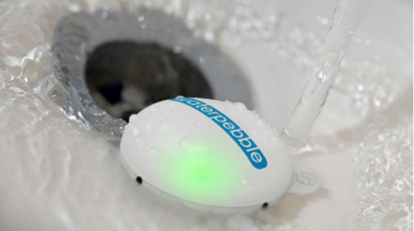 WaterPebble Trains You to Use Less Water When You Shower (2 pics)