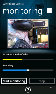 Nokia Surveillance Camera v.0.1.7.0 - детектор движения