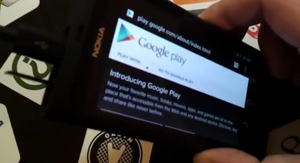 Ice Cream Sandwich для Nokia N9 (видео)