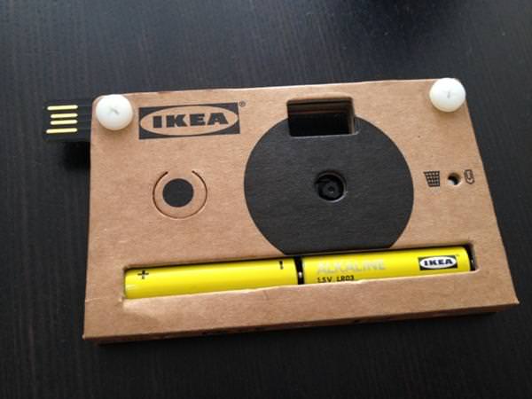 Фотоаппарат из картона от IKEA