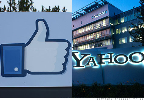 Yahoo обвинила Facebook в нарушении еще двух патентов