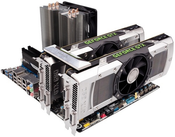 Nvidia GeForce GTX 690 - видеокарта с двумя чипами Kepler (9 фото)