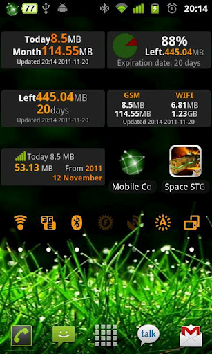 Mobile Counter - 3G, WiFi 2.3.1 Pro - Приложение для слежения за расходом трафика