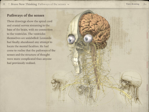 Leonardo da Vinci: Anatomy. Интерактивная книга
