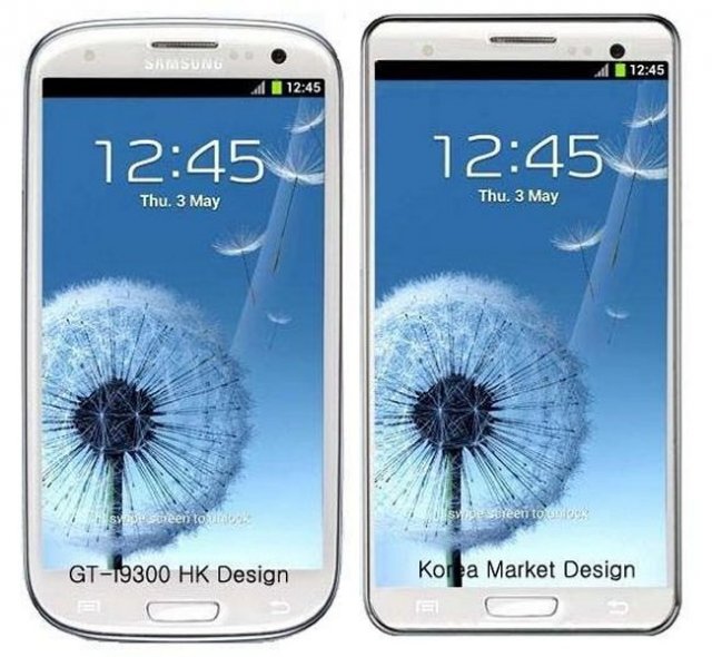 Новый дизайн Samsung Galaxy S3