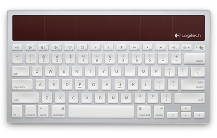 Беспроводная клавиатура для iOS-устройств с солнечной батареей (3 фото)