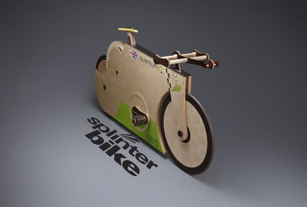 Полностью деревянный велосипед Spinterbike Quantum (2 фото + видео)