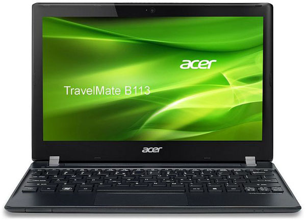 Acer TravelMate B113 - ультрабук с процессором Intel Sandy Bridge (2 фото)