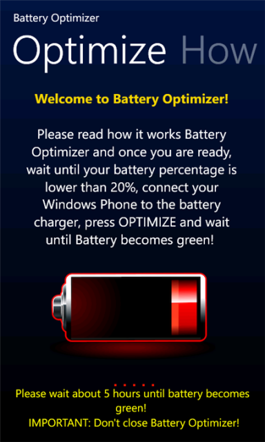 Battery Optimizer v1.0 - "правильная зарядка батареи"