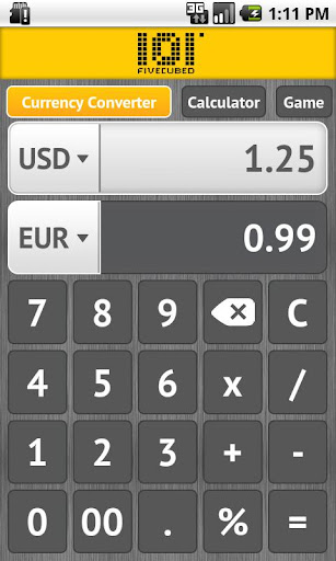 F3 Calculator 1.02 - Обновляемый конвертер валют 