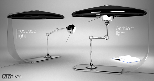 Дизайнерский светильник двойного назначения (6 фото)