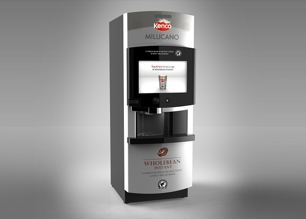 В Лондоне установили говорящий кофейный автомат (2 фото)