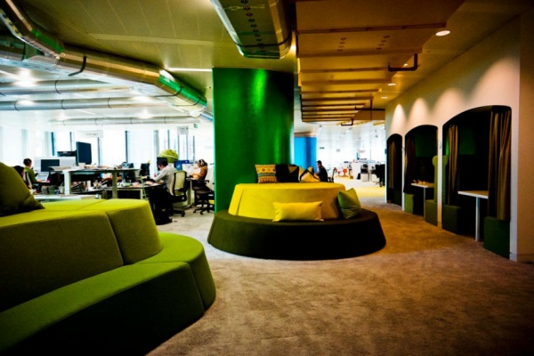 Уютный офис Google в Лондоне (14 фото)