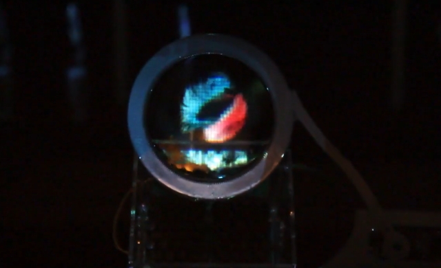 Проекционный дисплей из мыльного пузыря (видео)