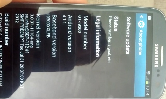 Обновление Galaxy S III до Android Jelly Bean (видео)