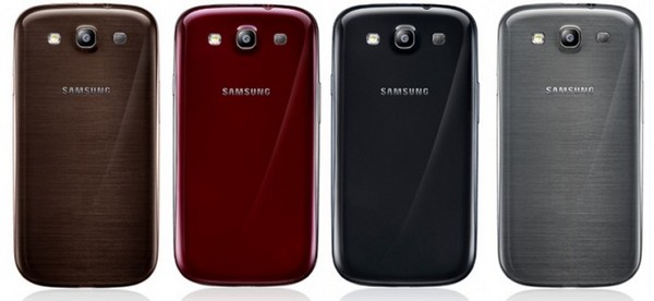 Samsung GALAXY S III получил 4 новые расцветки корпуса