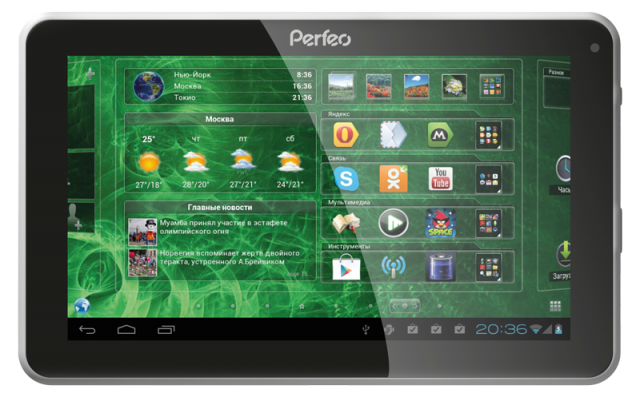 Бюджетные планшеты Perfeo 7123W и 9103W на Android 4.0.4