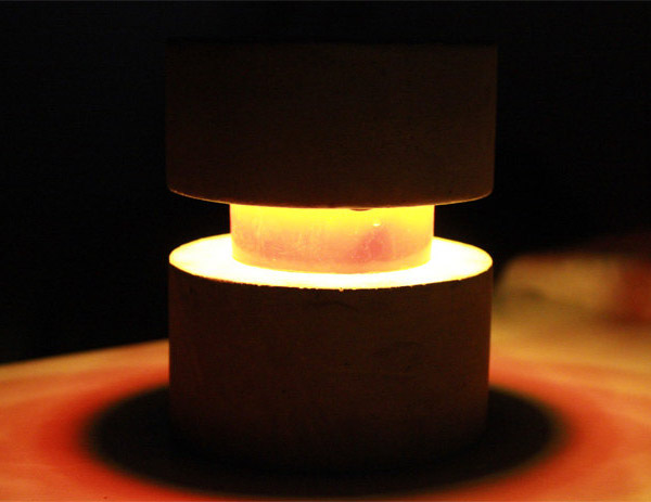 Бетонная настольная лампа O-Lite (5 фото)