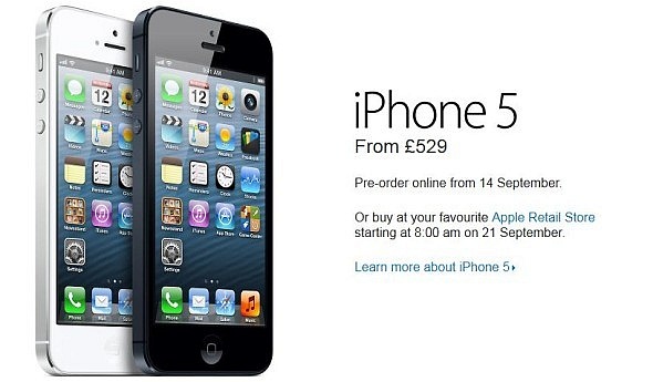 Стоимость компонентов iPhone 5 составляет $167