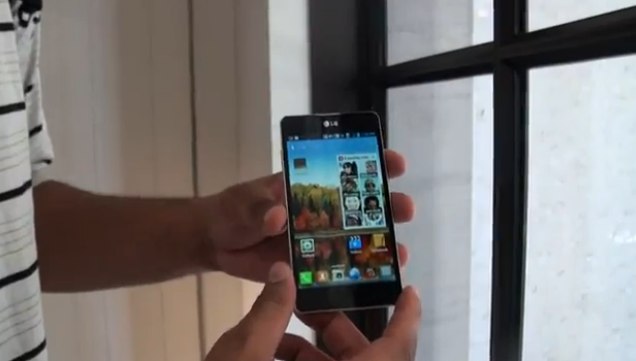 Смартфон LG Optimus G засветился на видео