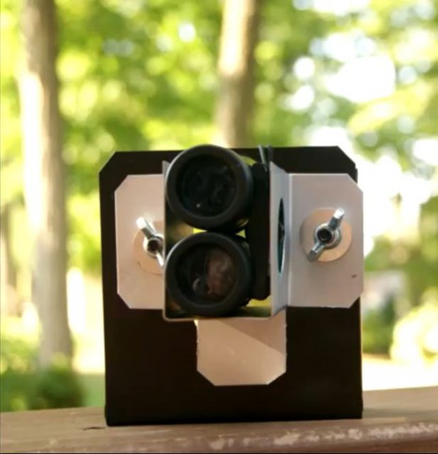 Самодельная камера с телеобъективом (2 видео)