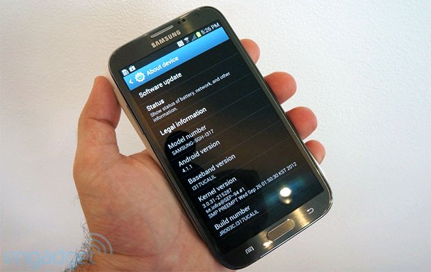 Samsung опубликовал исходный код прошивки Galaxy Note II