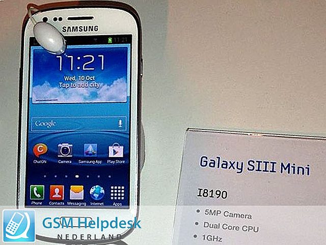 Характеристики и первое пресс-фото Samsung Galaxy S III mini