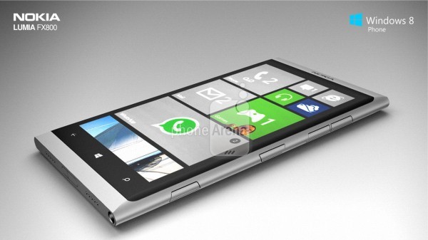 Концепт титанового смартфона Nokia Lumia FX800 (11 фото)