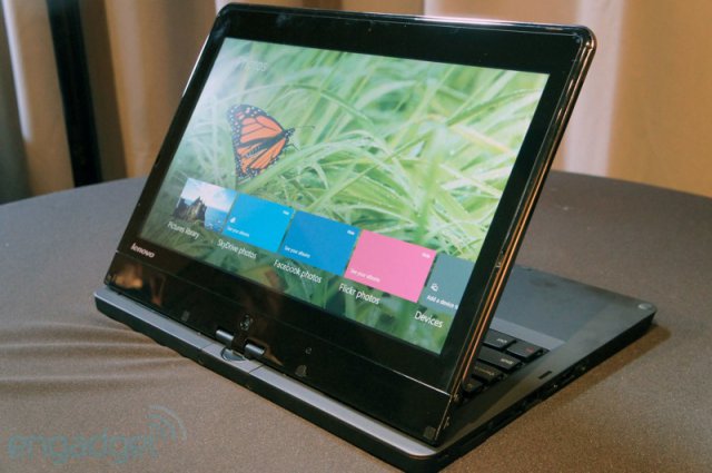 Lenovo ThinkPad Edge Twist - "трасформер" на Windows 8 (13 фото)