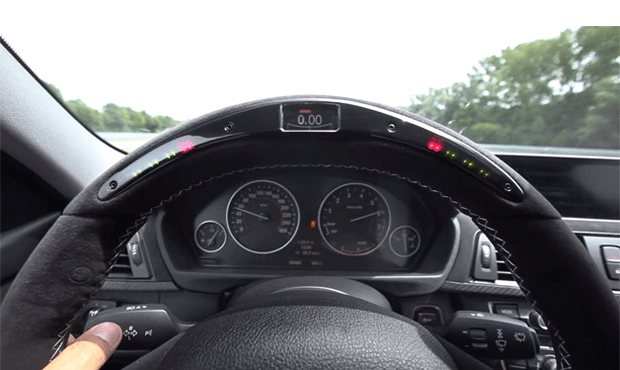 Спортивный интерактивный руль от BMW (видео)