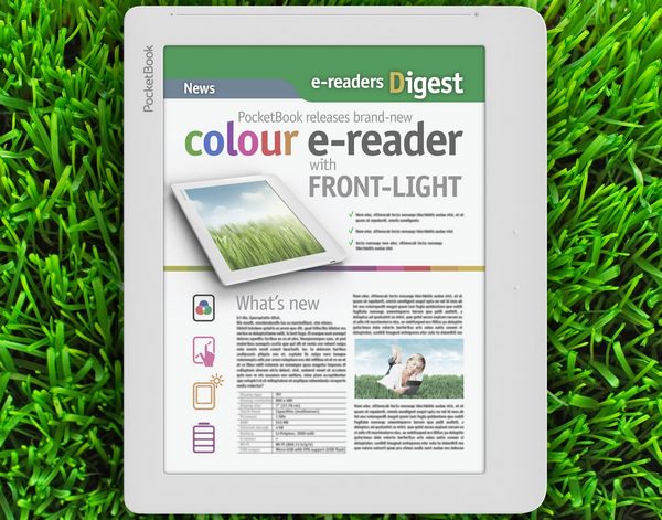 Первый в мире ридер с цветным E-ink экраном и подсветкой (2 фото)