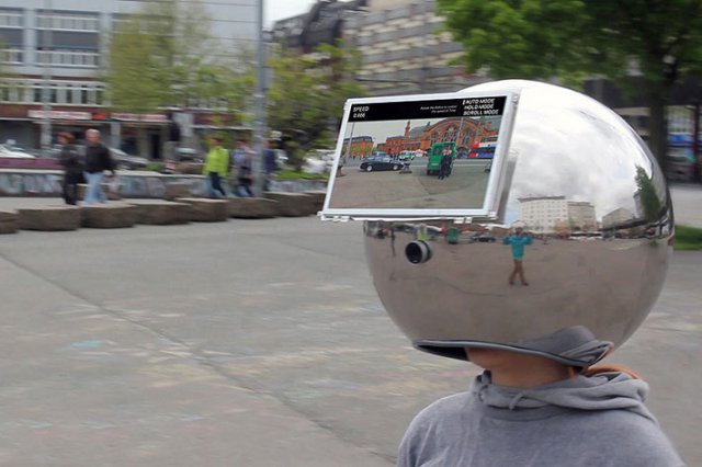 Шлем, который замедляет время (2 фото + видео)