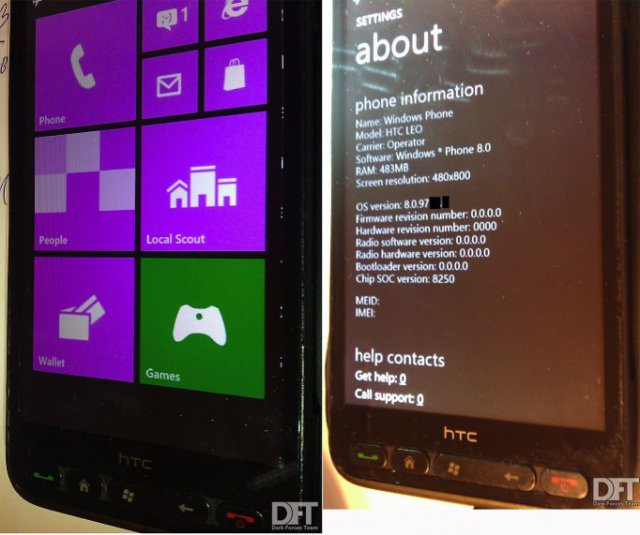 Windows Phone 8 портировали на HTC HD2 (2 фото)