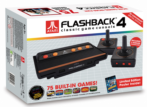 Atari Flashback 4  - консоль с коллекцией классических игр (видео)